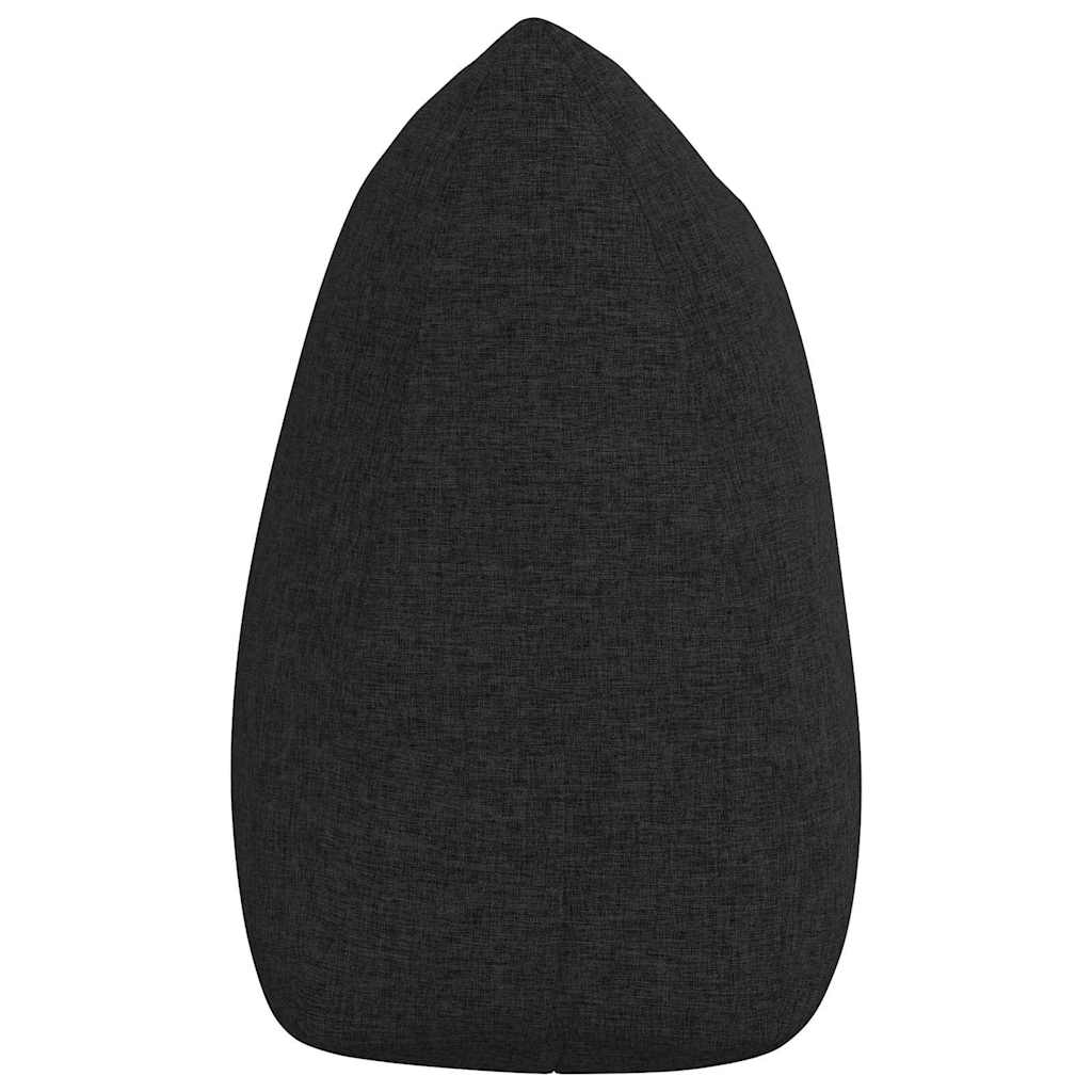 Cuscino per Schiena Nero 140 x 24 x 50 cm Tessuto