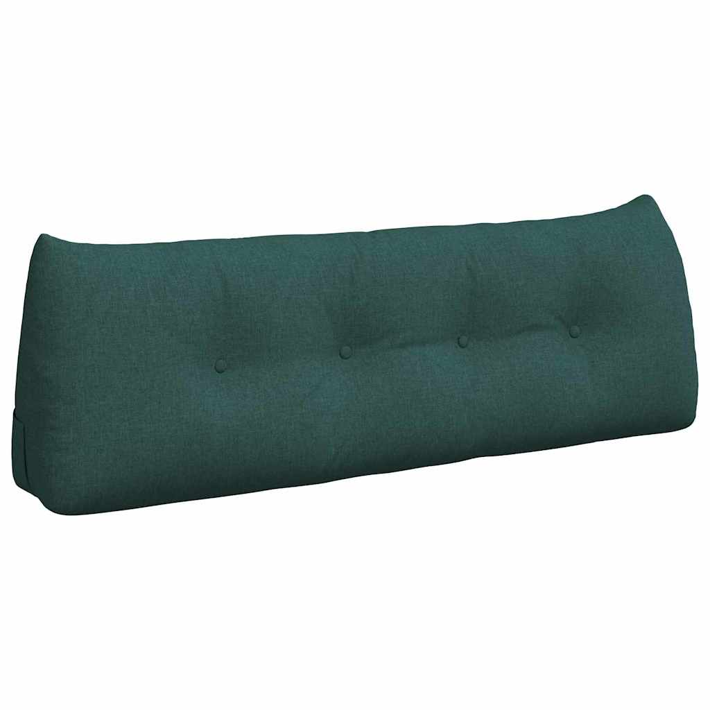 Cuscino per Schiena Verde Scuro 140 x 24 x 50 cm Tessuto