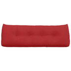 Cuscino per Schiena Rosso 140 x 24 x 50 cm Tessuto