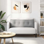 Cuscino per Schiena Grigio Nuvola 140 x 24 x 50 cm Tessuto