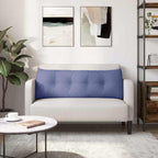 Cuscino per Schiena Blu jeans 140 x 24 x 50 cm Tessuto