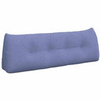 Cuscino per Schiena Blu jeans 140 x 24 x 50 cm Tessuto