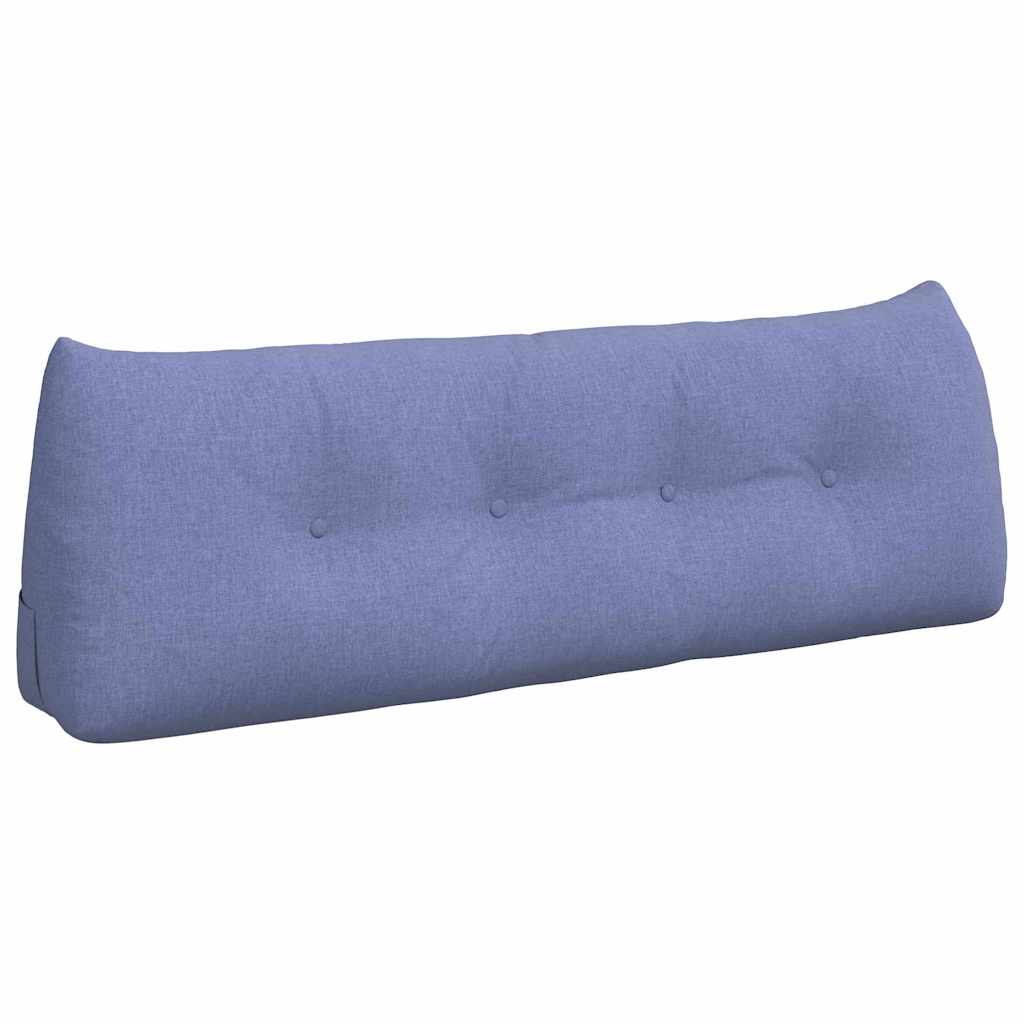 Cuscino per Schiena Blu jeans 140 x 24 x 50 cm Tessuto