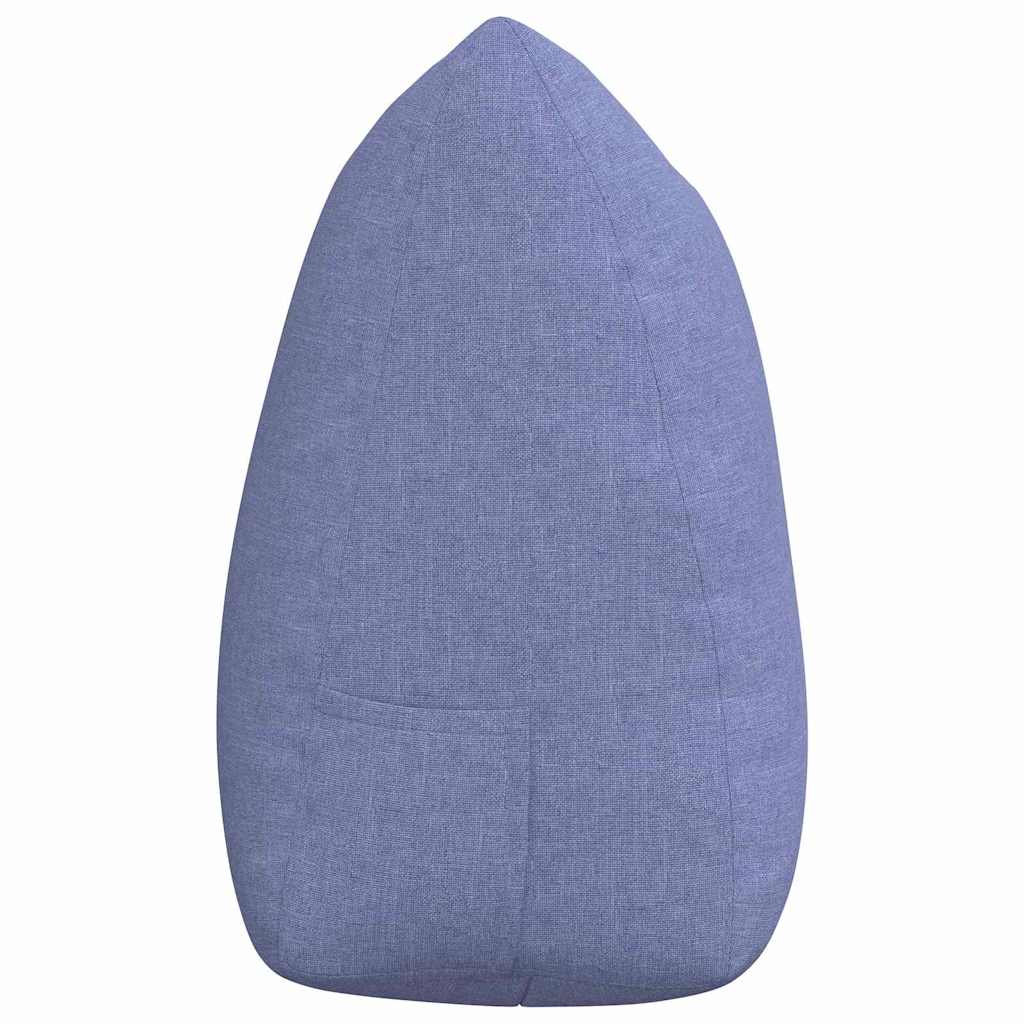 Cuscino per Schiena Blu jeans 140 x 24 x 50 cm Tessuto
