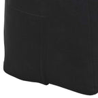 Cuscino per Schiena Nero 140 x 24 x 50 cm Velluto