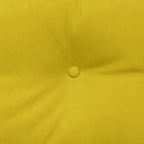 Cuscino per Schiena Giallo 140 x 24 x 50 cm Velluto