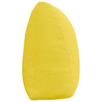 Cuscino per Schiena Giallo Chiaro 160 x 24 x 50 cm Tessuto