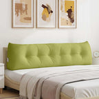Cuscino per Schiena Verde chiaro 180 x 24 x 50 cm Tessuto