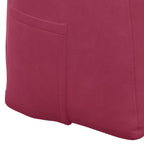 Cuscino per Schiena Rosso Vino 180 x 24 x 50 cm Velluto