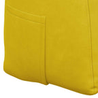 Cuscino per Schiena Giallo 180 x 24 x 50 cm Velluto