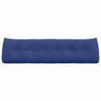 Cuscino per Schiena Blu Polizia 180 x 24 x 50 cm Velluto