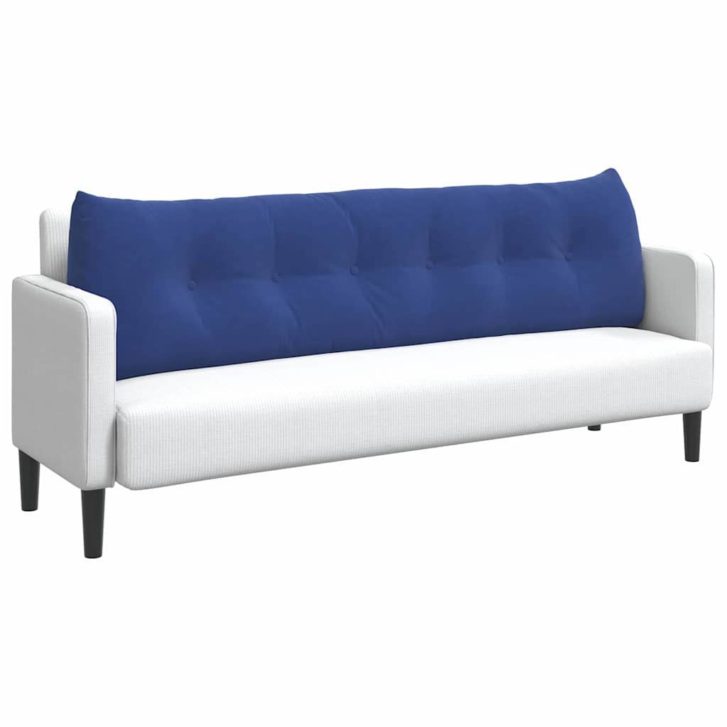 Cuscino per Schiena Blu Polizia 180 x 24 x 50 cm Velluto