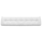 Cuscino per Schiena Bianco 200 x 24 x 50 cm Tessuto