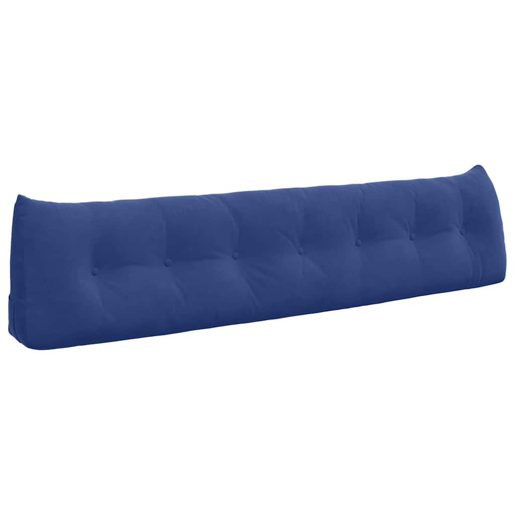 Cuscino per Schiena Blu Polizia 200 x 24 x 50 cm Velluto