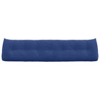 Cuscino per Schiena Blu Polizia 200 x 24 x 50 cm Velluto