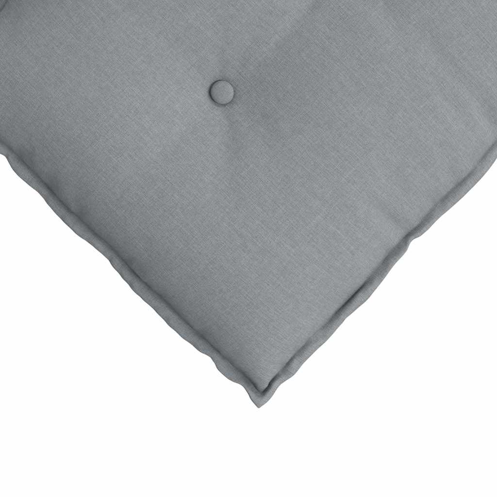 Cuscino per Schiena Grigio chiaro 50 x 19 x 45 cm Tessuto