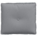 Cuscino per Schiena Grigio chiaro 50 x 19 x 45 cm Tessuto