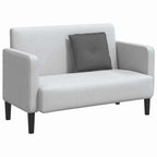 Cuscino per Schiena Grigio scuro 50 x 19 x 45 cm Tessuto