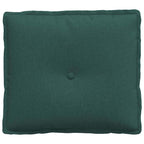Cuscino per Schiena Verde Scuro 50 x 19 x 45 cm Tessuto