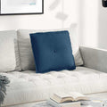 Cuscino per Schiena Blu 50 x 19 x 45 cm Tessuto