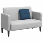 Cuscino per Schiena Blu 50 x 19 x 45 cm Tessuto