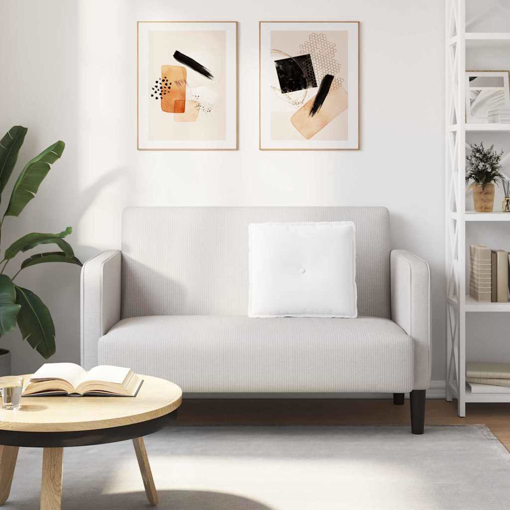 Cuscino per Schiena Bianco 50 x 19 x 45 cm Tessuto