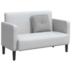 Cuscino per Schiena Grigio Nuvola 50 x 19 x 45 cm Tessuto