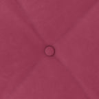 Cuscino per Schiena Rosso Vino 50 x 45 cm Tessuto in Cords