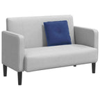 Cuscino per Schiena Blu Polizia 50 x 45 cm Tessuto in Cords