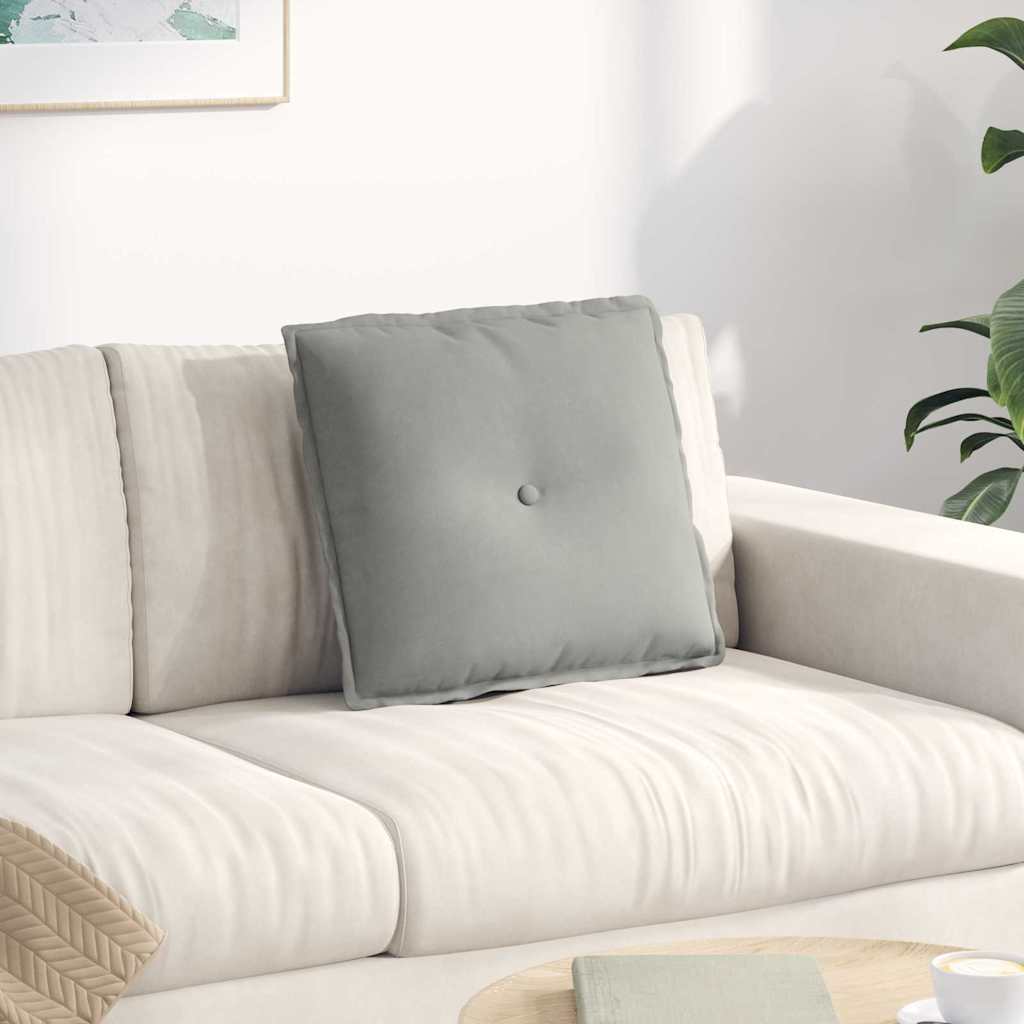 Cuscino per Schiena Grigio chiaro 50 x 45 cm