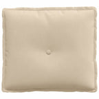Cuscino per Schiena Crema 50 x 45 cm Tessuto in Microfibra