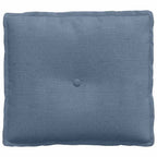 Cuscino per Schiena Blu 50 x 45 cm Tessuto in Cords