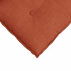 Cuscino per Schiena Rosso Arancio 50 x 45 cm Tessuto in Cords