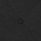 Cuscino per Schiena Nero 60 x 19 x 50 cm Tessuto