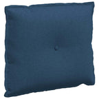 Cuscino per Schiena Blu 60 x 19 x 50 cm Tessuto