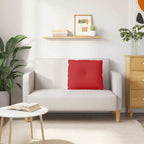 Cuscino per Schiena Rosso 60 x 19 x 50 cm Tessuto