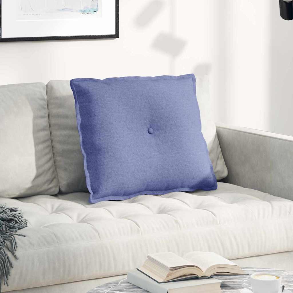Cuscino per Schiena Blu jeans 60 x 19 x 50 cm Tessuto