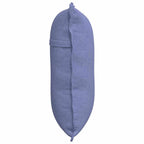 Cuscino per Schiena Blu jeans 60 x 19 x 50 cm Tessuto