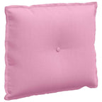 Cuscino per Schiena Rosa 60 x 19 x 50 cm Tessuto