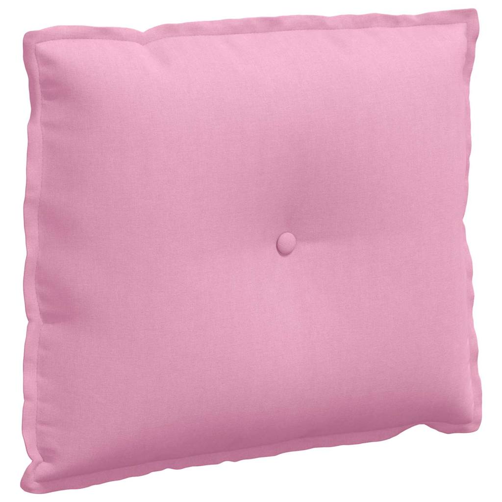 Cuscino per Schiena Rosa 60 x 19 x 50 cm Tessuto