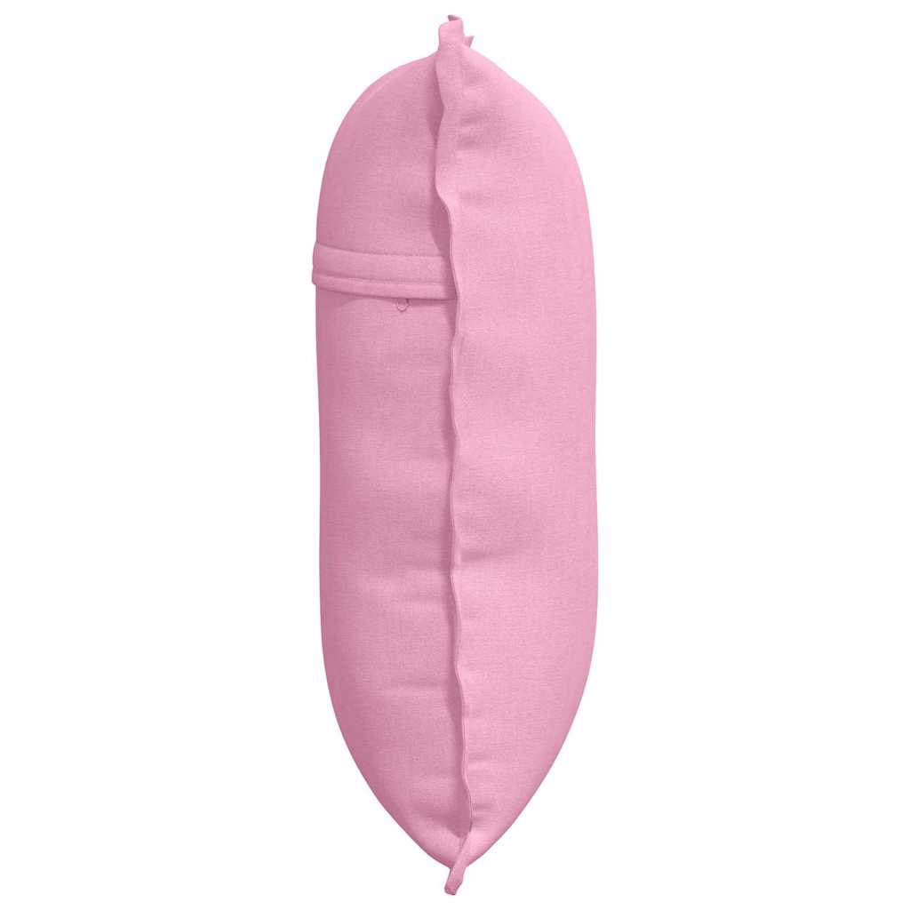 Cuscino per Schiena Rosa 60 x 19 x 50 cm Tessuto