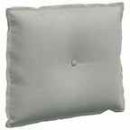 Cuscino per Schiena Grigio chiaro 60 x 50 cm Tessuto in Cords