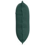 Cuscino per Schiena Verde Scuro 60 x 50 cm Tessuto in Cords