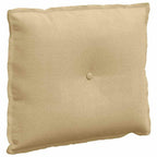 Cuscino per Schiena Grigio Verde 60 x 50 cm Tessuto in Cords