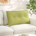 Cuscino per Schiena Verde chiaro 80 x 19 x 50 cm Tessuto