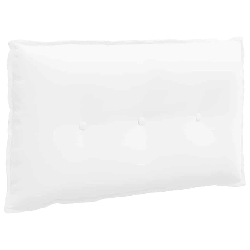 Cuscino per Schiena Bianco 80 x 19 x 50 cm Tessuto