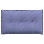 Cuscino per Schiena Blu jeans 80 x 19 x 50 cm Tessuto