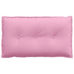 Cuscino per Schiena Rosa 80 x 19 x 50 cm Tessuto