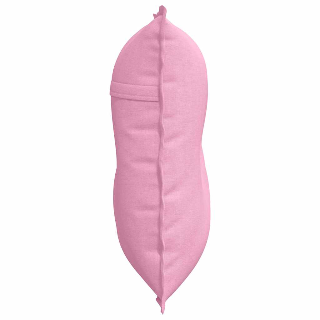 Cuscino per Schiena Rosa 80 x 19 x 50 cm Tessuto