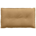 Cuscino per Schiena Marrone 80 x 50 cm Tessuto in Cords